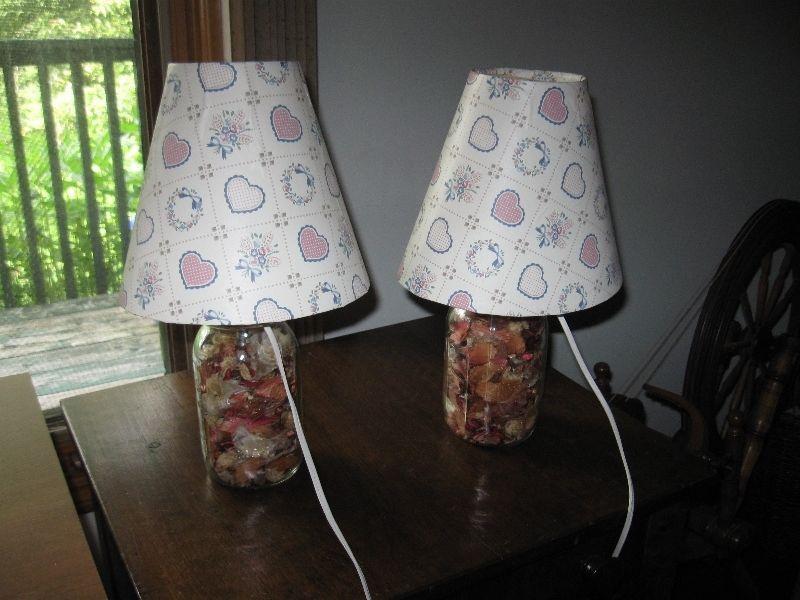 MASON JAR LAMPS - REDUCED!!!!