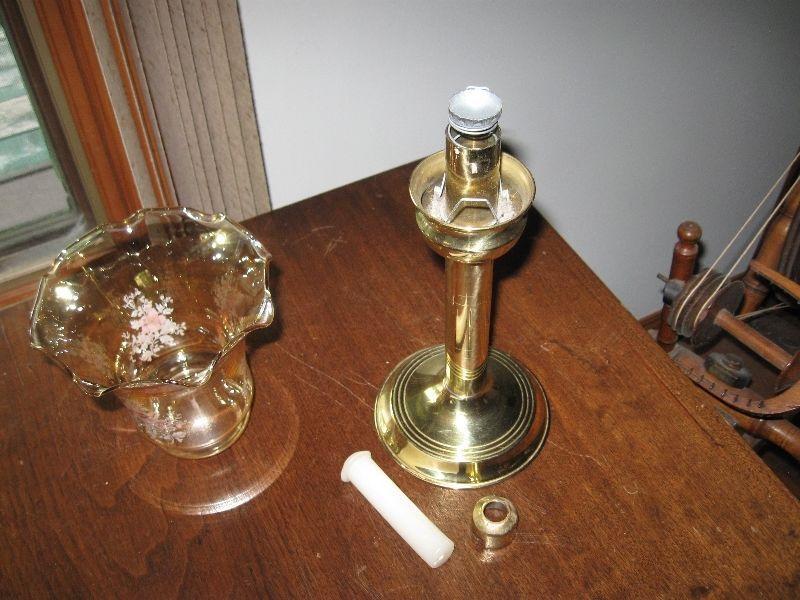 VINTAGE CANDLE LAMP - ENGLAND - REDUCED!!!!