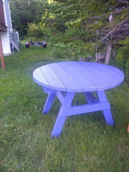 STURDY LAWN TABLE ~ REDUCED FOR QUICK SALE