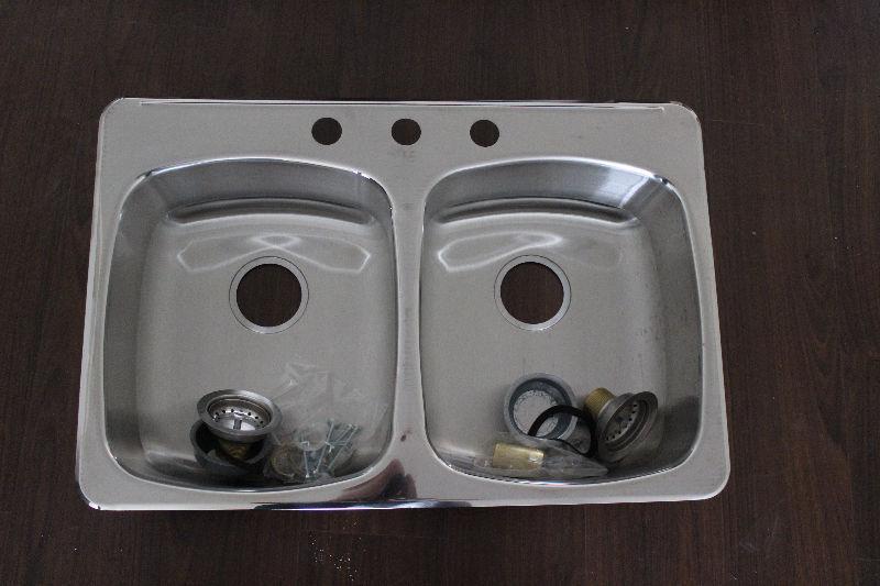 American Standard Double Bowl Stainless Steel Sink