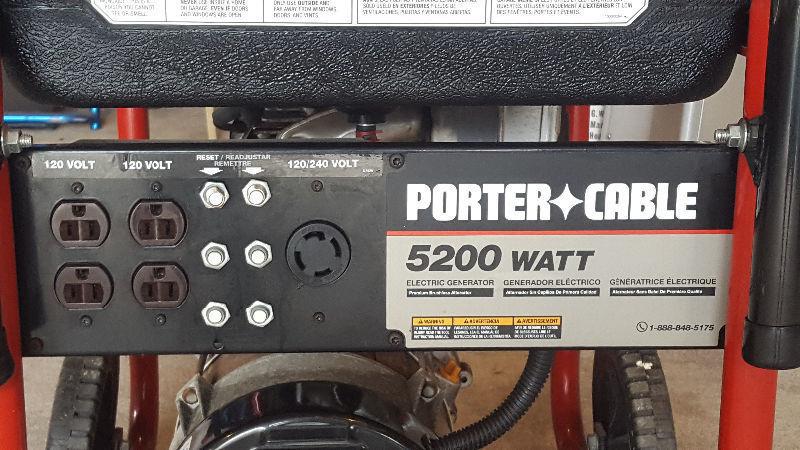 5200watt Porter Cable Generator