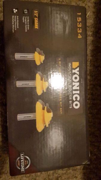 **Brand New in box ** YONICO router bits