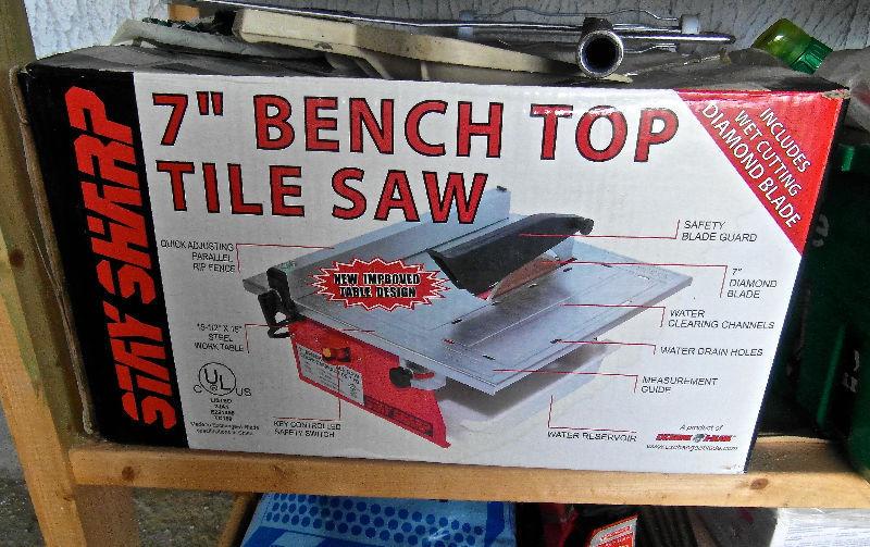 Exchange-a-Blade 2100002 Stay Sharp 7-Inch Bench Top Tile Saw