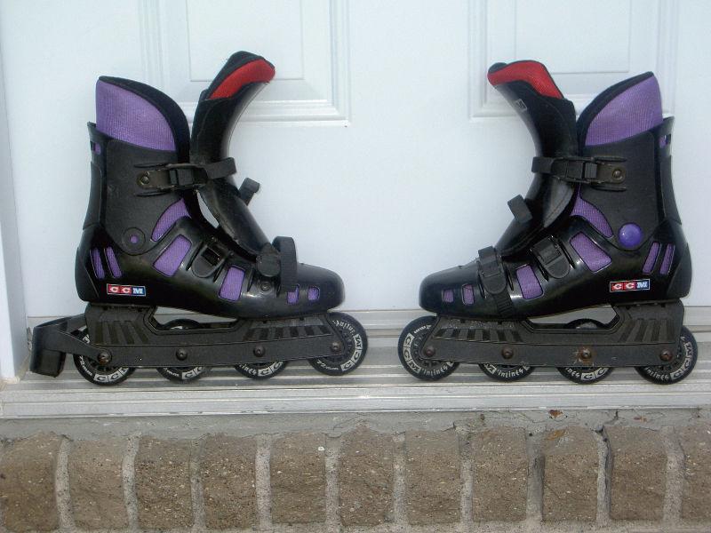 In-Line skates CCM size 8 Reduced for quick sale