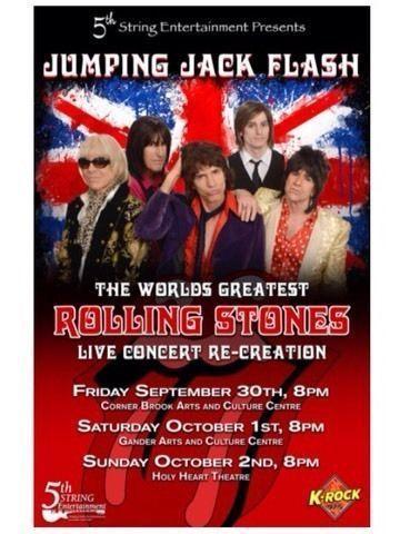 3 Tickets for Jumping Jack Flash