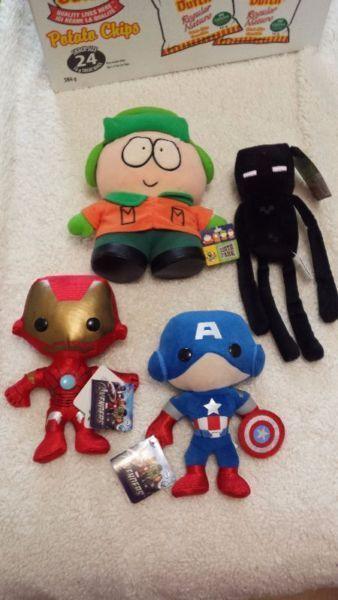 Assorted Toys: South Park, Minecraft, Avengers, Star Wars