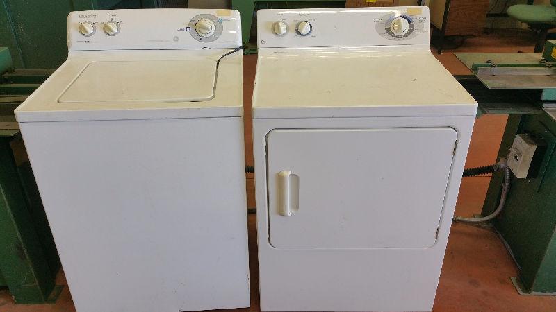 Good condition used GE washer and dryer