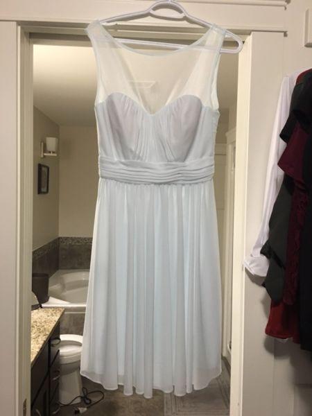 David's Bridal Pale Blue Bridesmaid dress - brand new