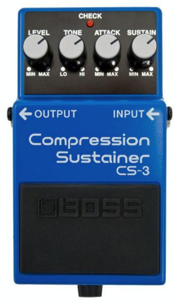 Boss CS 3 Compression Sustainer New Compressor