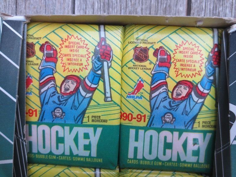 1990/91 OPC Hockey unopened wax boxes 36 count only $10!