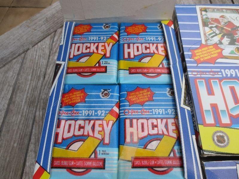 1991/92 OPC Hockey wax boxes 36 packs only $8 each!