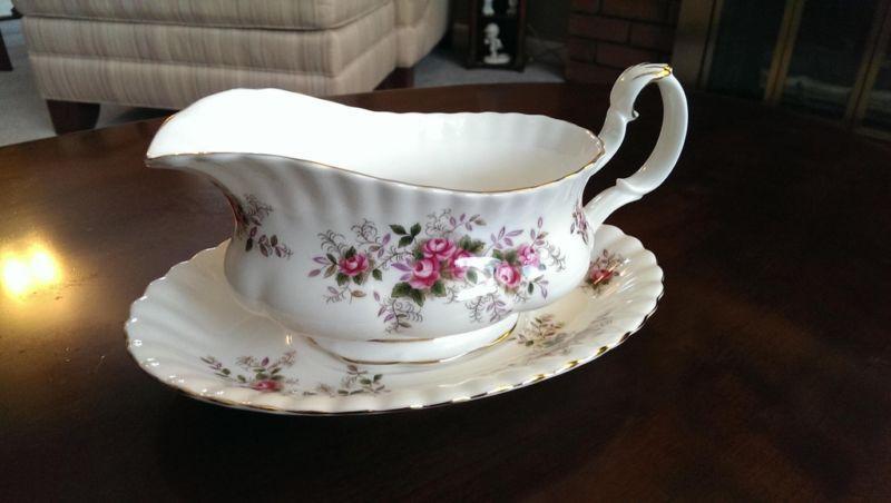 Lavender Rose Royal Albert Gravy Boat