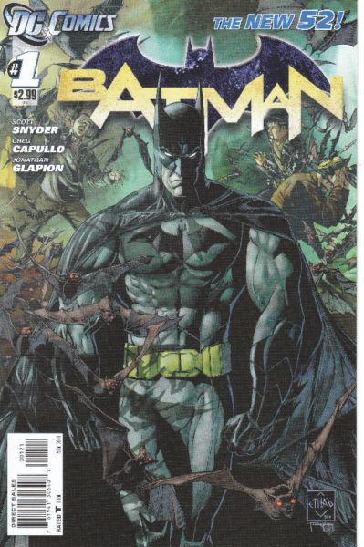 Misc New 52 comics including Batman #1 and #1A