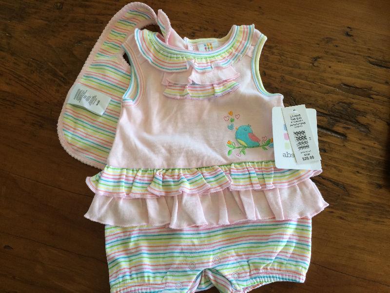 NEW Summer Romper 0-3 mos