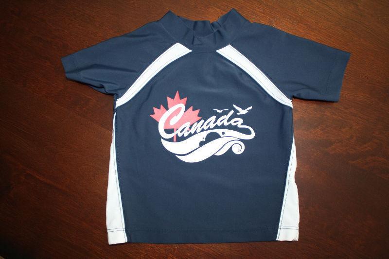Short Sleeve Canada Swim Shirt