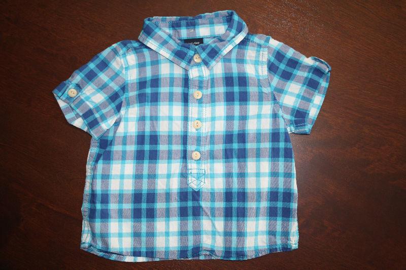 Baby GAP Short Sleeve Button-up Shirt