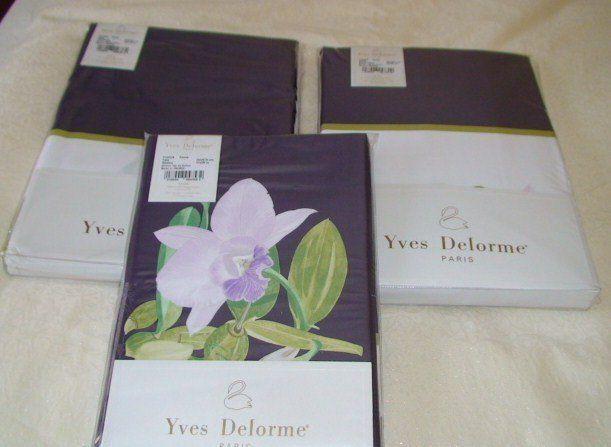 NEW Yves Delorme Queen Duvet & Pillow covers (ret $1300)
