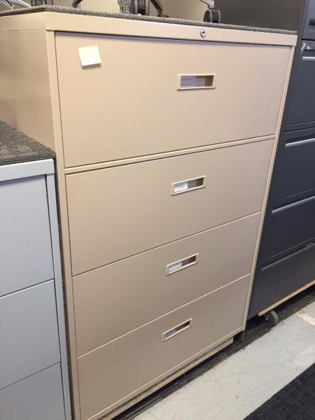 Filing Cabinet-4 Drawer-Steelcase-Beige-ONLY $250