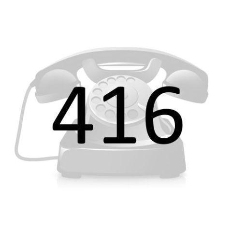 Selling - Easy 416 Area Code Phone Numbers - VIP, Vanity, Rare