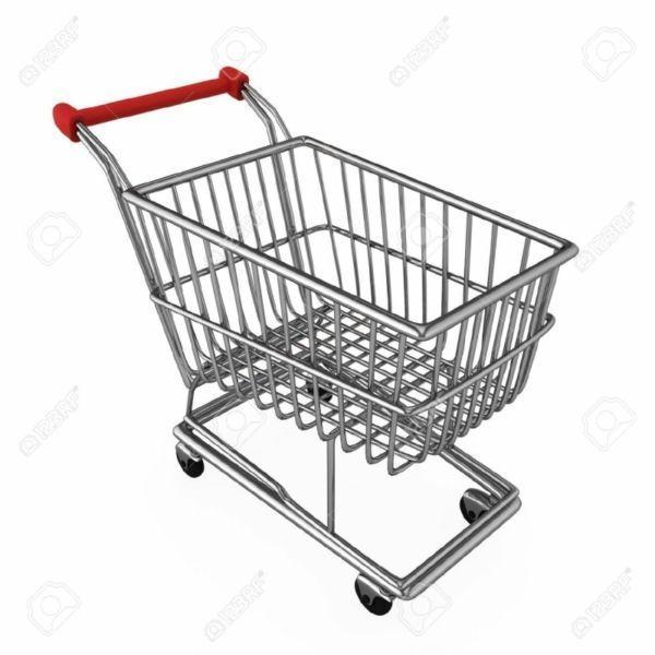 shopping cart, in good condition