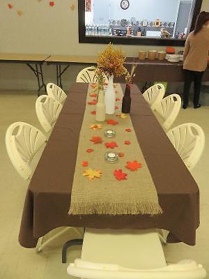 Table cloths/ runners/ candle holders