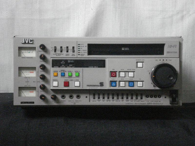 ► JVC S-VHS editing decks x 2, 1 controller, cables, etc
