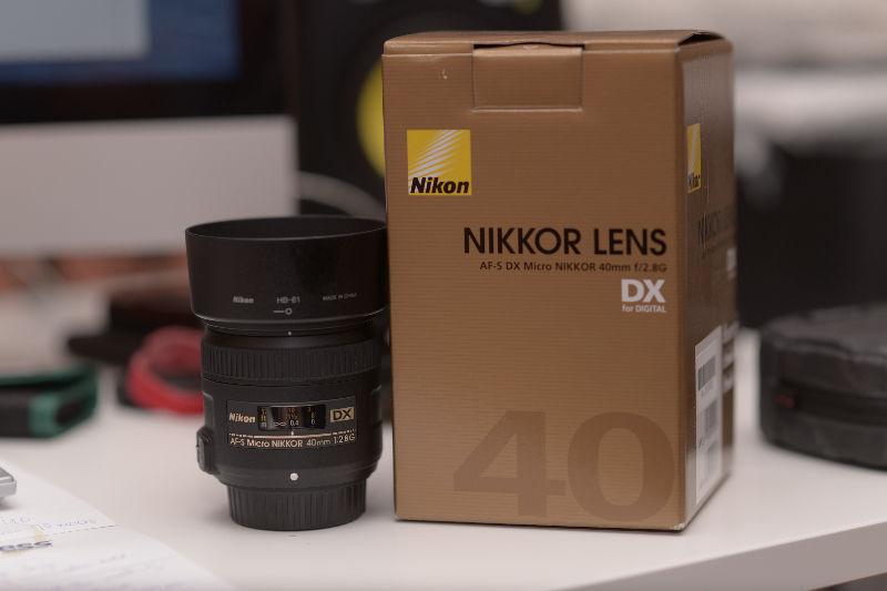 Nikon 40mm F2.8 G Macro DX - $275