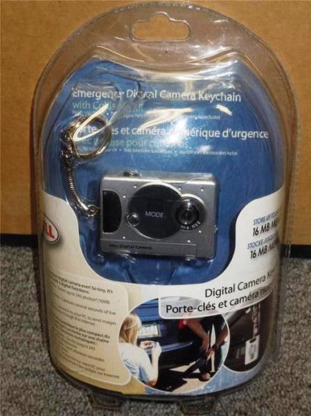 New Miniature Bell Emergency Digital Camera 16 MB Memory Storage