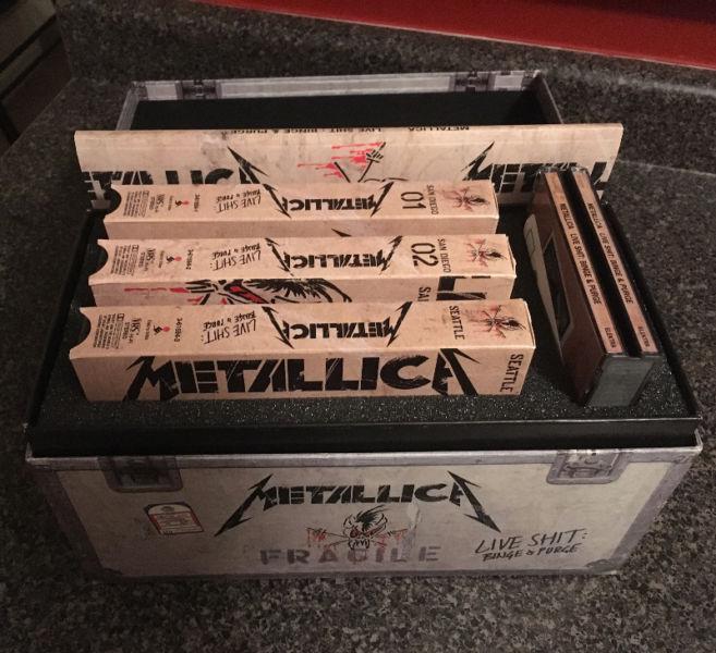 Metallica Live Sh!t Binge & Purge CD/VHS Box Set