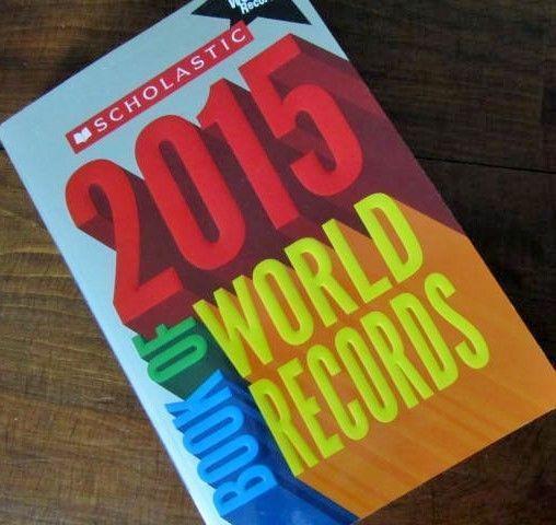 ++ SCHOLASTIC 2015 BOOK of WORLD RECORDS ++