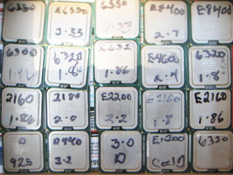 25 Intel Dual Core CPU's for 20