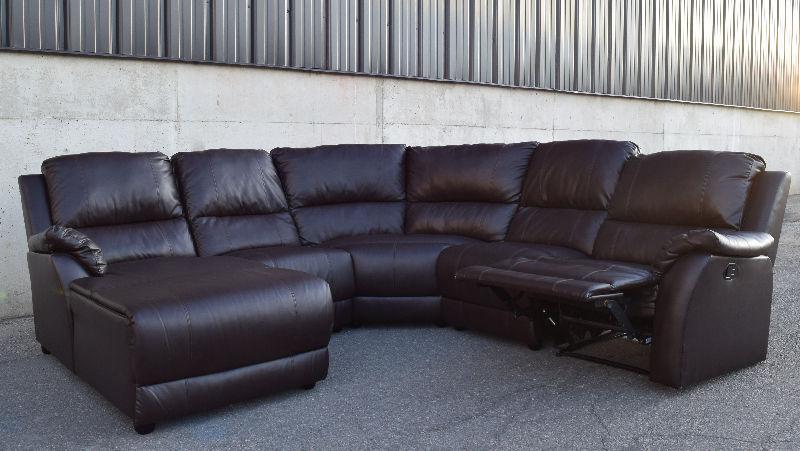Leather Sectional Sofa From The Brick