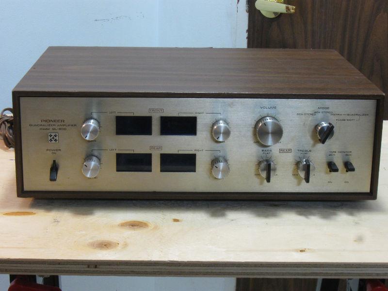 vintage pioneer quadralizer amp