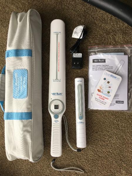 verilux cleanwave® UVC sanitizing wand & portable combo