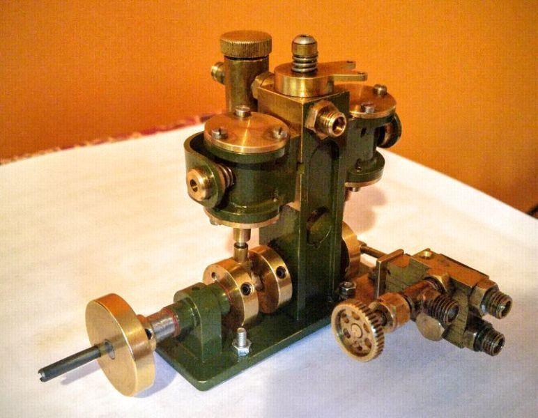 Cheddar Puffin twin steam engine