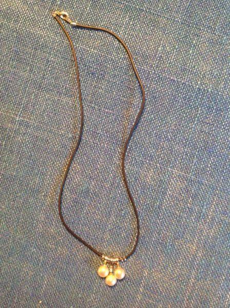 NATURAL PINK FRESHWATER PEARL PENDANT- NEW-GREAT XMAS GIFT!