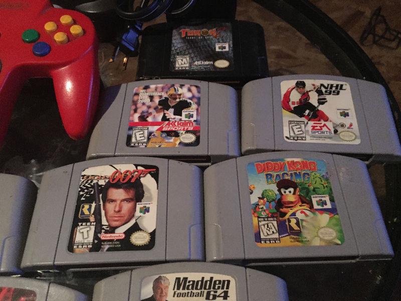 N64 and 9 games