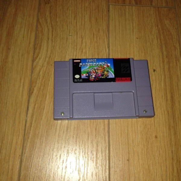 Super Mario cart snes