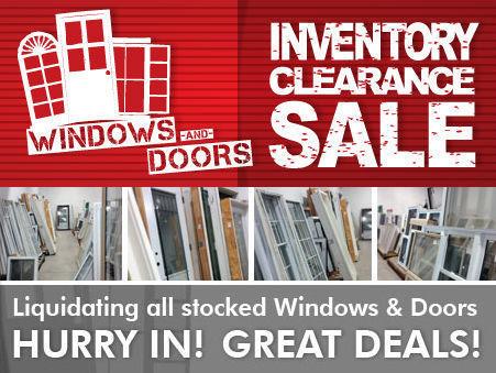 Windows and Doors Inventory Clearance SALE