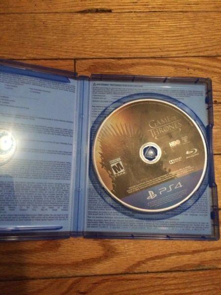 Game of thrones season pass disc telltale Ps4