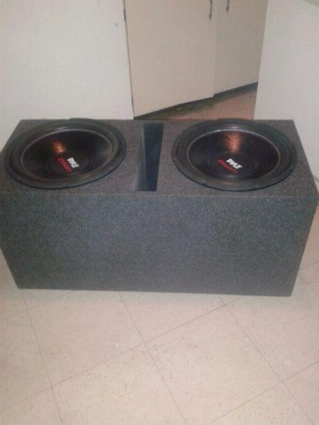 15 inch subs and box