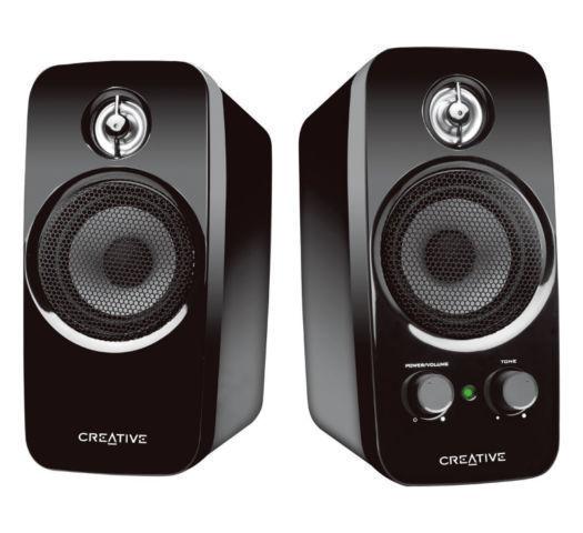 Creative Inspire 2.0 Speaker System (T10) 2-way speaker design