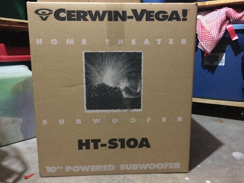 Cerwin-Vega! home theatre speakers