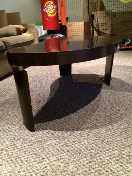 Three piece furniture set and coffee table