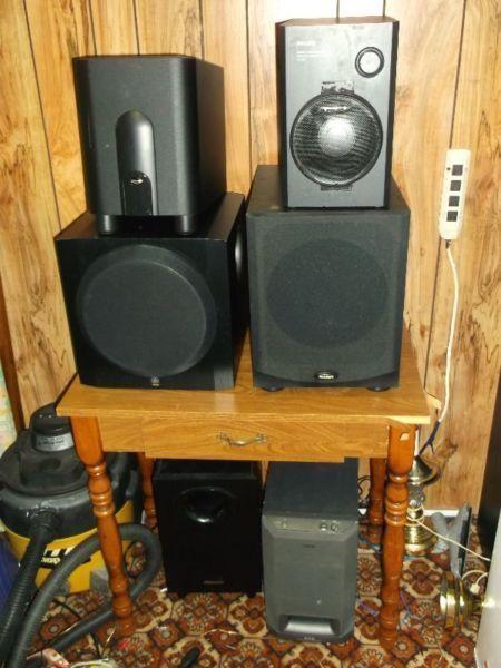 Subs and Cerwin Vega Surround speakers