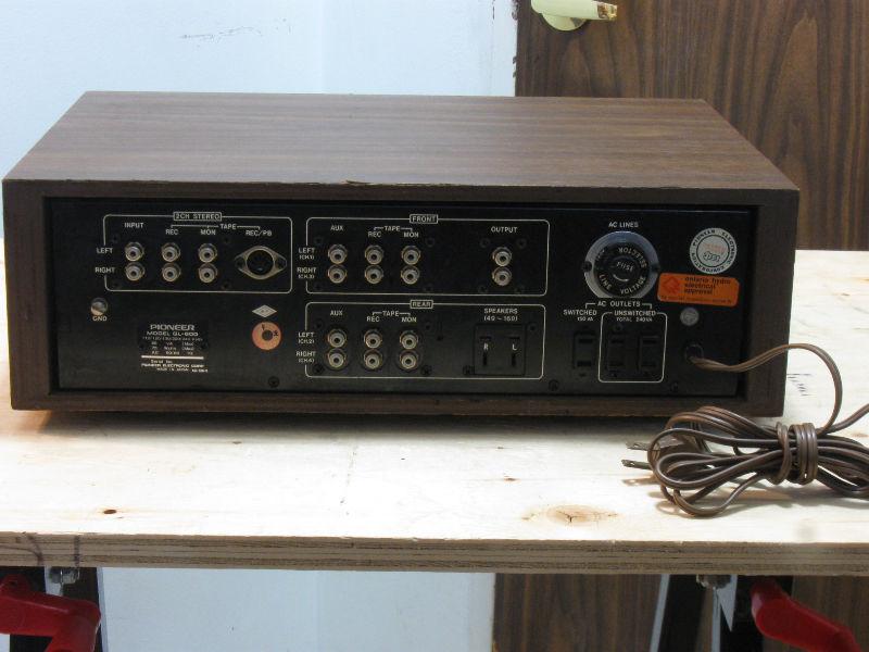 Vintage Pioneer Quadralizer Amp