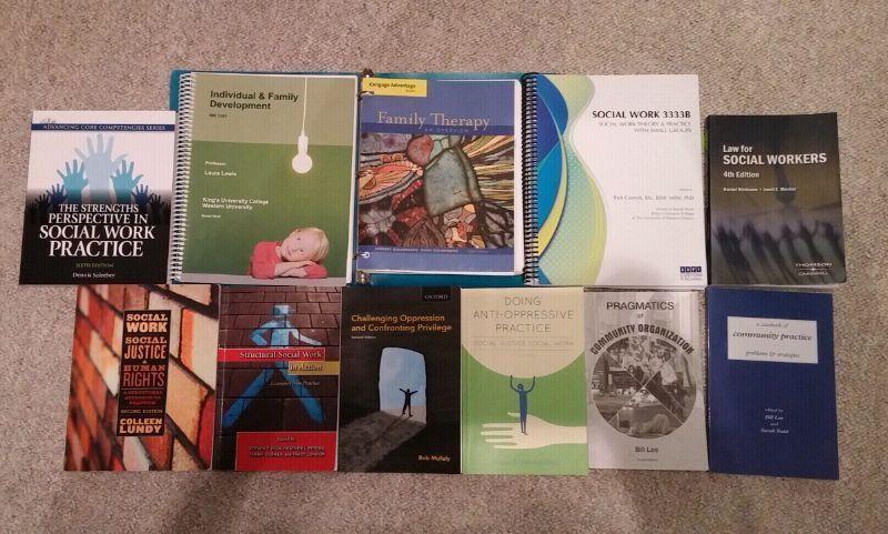 3rd Year Social Work Books (1st and 2nd Term)