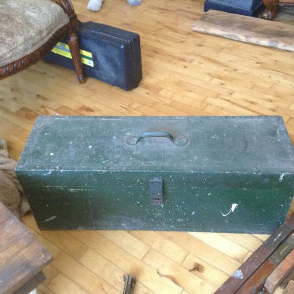 Old wooden tool box $20.00