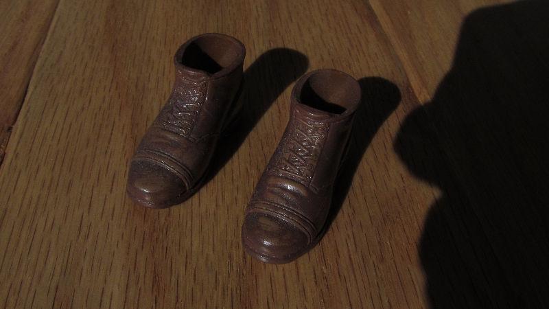GI Joe brown boots for 12 inch doll - new / never used - $2