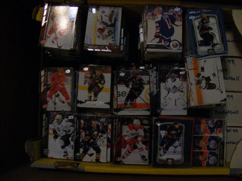 7000 Hockey cards upper deck, and maybe more. different years